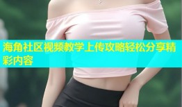 海角社区视频教学上传攻略轻松分享精彩内容