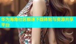 华为海角社区极速下载体验与资源共享平台