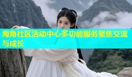 海角社区活动中心多功能服务聚焦交流与成长