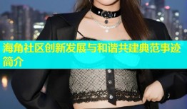 海角社区创新发展与和谐共建典范事迹简介