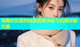 海角社区建档检查费用详解与合理控制方案