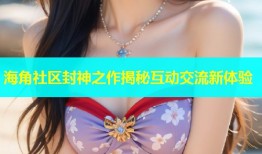 海角社区封神之作揭秘互动交流新体验