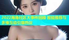 2022海角社区大事件回顾 智能推荐与多维互动引爆热议