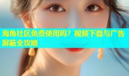 海角社区免费使用吗？视频下载与广告屏蔽全攻略