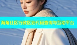 海角社区行政区划代码查询与互动平台