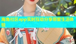 海角社区app实时互动分享邻里生活体验
