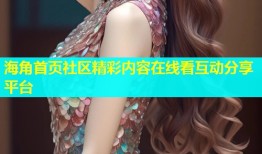 海角首页社区精彩内容在线看互动分享平台