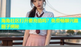 海角社区打开要充值吗？免费畅聊兴趣圈子揭秘
