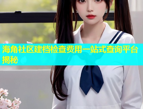 海角社区建档检查费用一站式查询平台揭秘